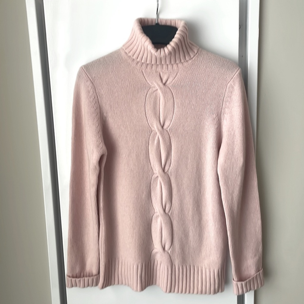 Brooks Brothers Pink Cashmere Sweater Sz S